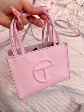 Telfar bubble gum small bag
